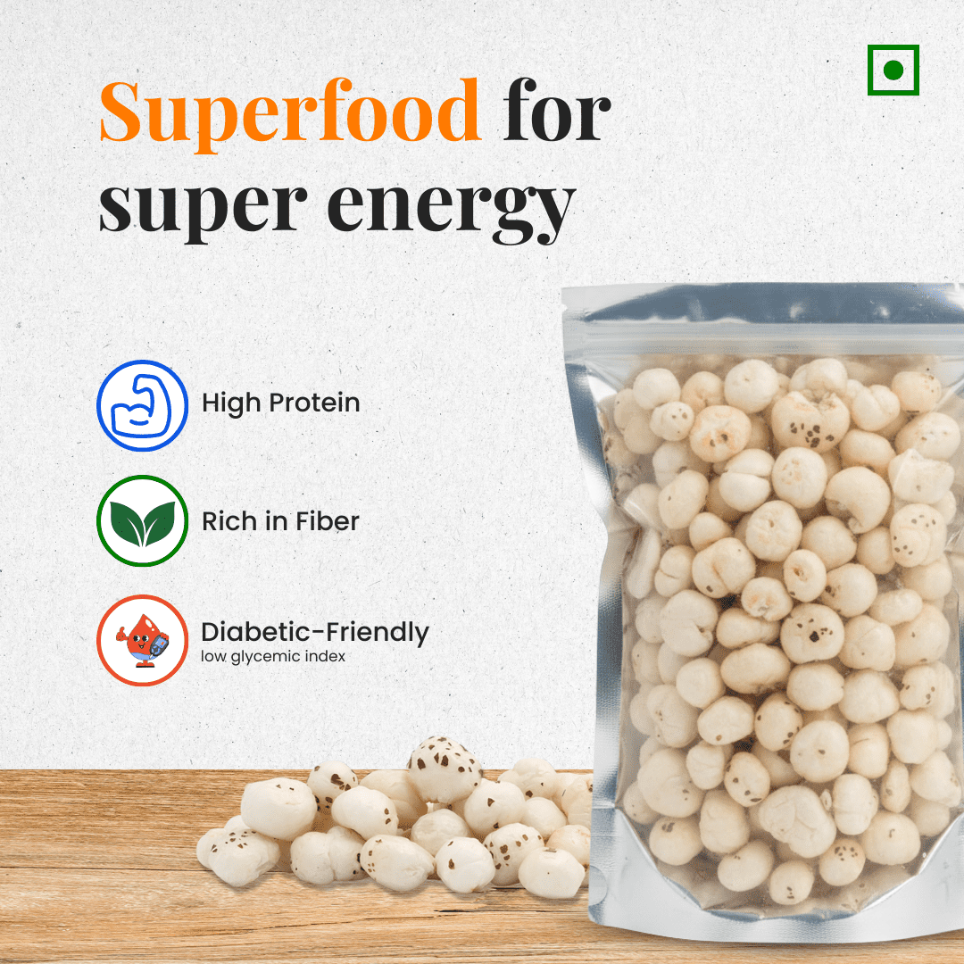 Superfood makhana – energy-boosting foxnuts rich in protein and minerals